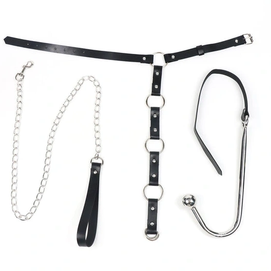 and Hook Kinky Collar Anal 5853 with EverydayUse Leash 1005